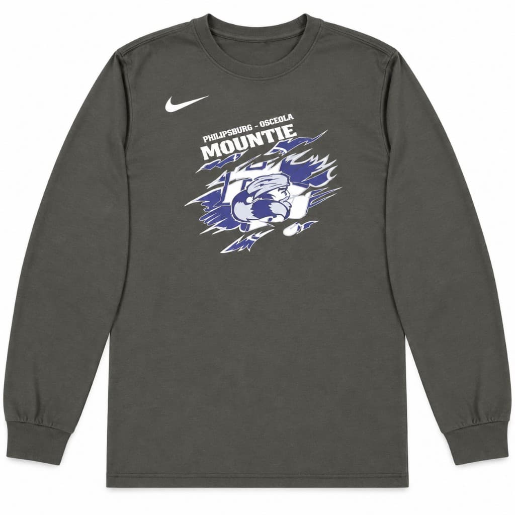 Dark Gray Long Sleeve T-Shirt (25–26 Coaches Set)